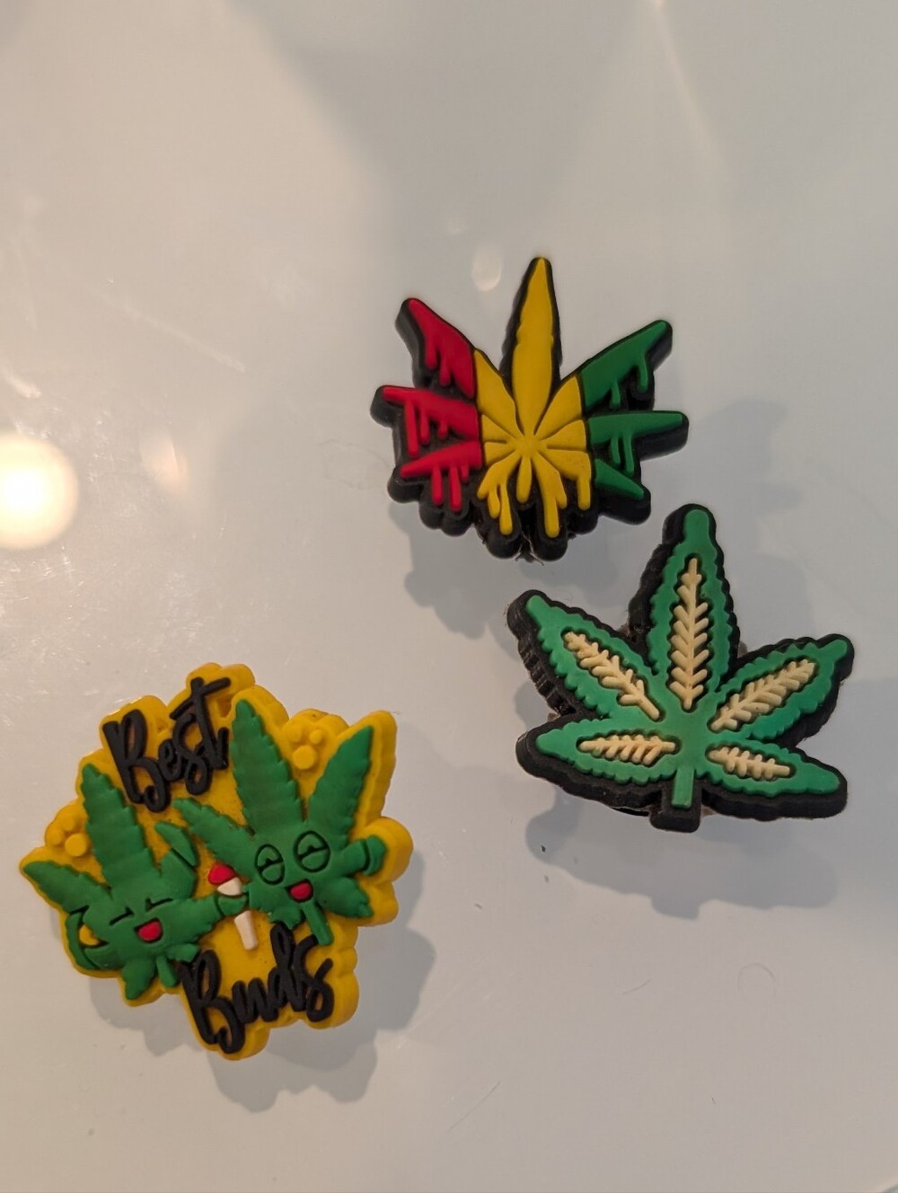 Green Leaf Charms Set - Pack of 3